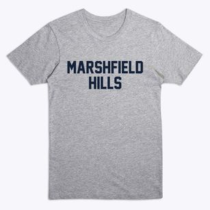 Marshfield Hills Massachusetts Classic Block Premium T-Shirt