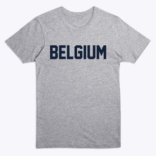 Belgium Wisconsin Classic Block Premium T-Shirt