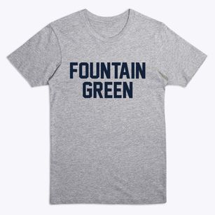 Fountain Green Utah Classic Block Premium T-Shirt