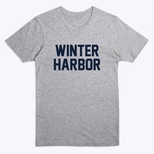 Winter Harbor Maine Classic Block Premium T-Shirt