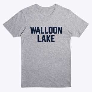 Walloon Lake Michigan Classic Block Premium T-Shirt