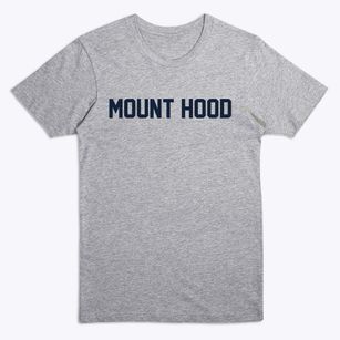 Mount Hood Oregon Classic Block Premium T-Shirt
