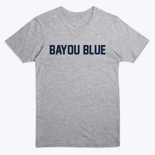 Bayou Blue Louisiana Classic Block Premium T-Shirt