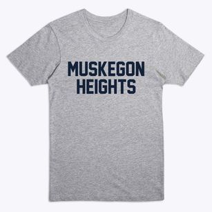 Muskegon Heights Michigan Classic Block Premium T-Shirt