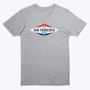 San Francisco California Diamond Star Premium T-Shirt