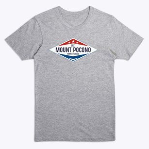 Mount Pocono Pennsylvania Diamond Star Premium T-Shirt