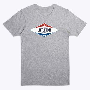 Littleton Illinois Diamond Star Premium T-Shirt