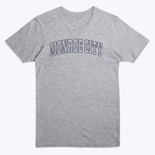 Monroe City Missouri Trendy Block Premium T-Shirt