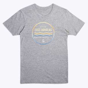 East Douglas Massachusetts Color Fade Premium T-Shirt