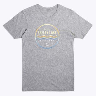 Seeley Lake Montana Color Fade Premium T-Shirt
