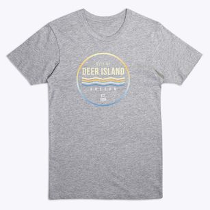 Deer Island Oregon Color Fade Premium T-Shirt