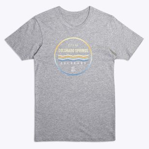 Colorado Springs Colorado Color Fade Premium T-Shirt