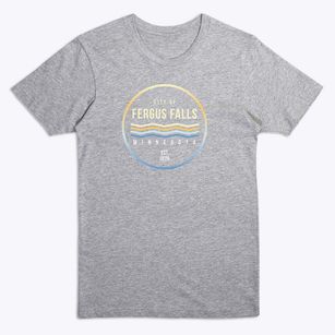 Fergus Falls Minnesota Color Fade Premium T-Shirt