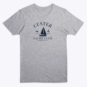 Custer Montana Yacht Club Premium T-Shirt