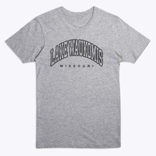 Lake Waukomis Missouri Inline Premium T-Shirt