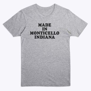 Monticello Indiana Classic 70s Premium T-Shirt