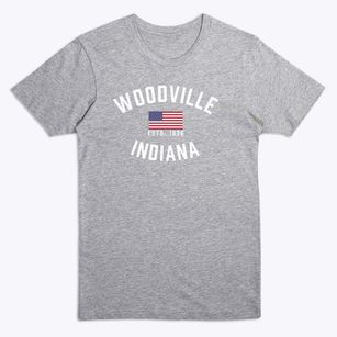 Woodville Indiana Patriot Premium T-Shirt