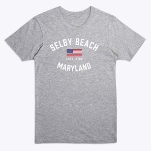Selby Beach Maryland Patriot Premium T-Shirt