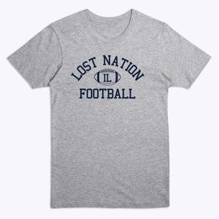 Lost Nation Illinois Football Premium T-Shirt