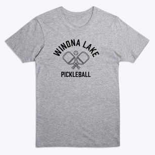 Winona Lake Indiana Pickleball Premium T-Shirt