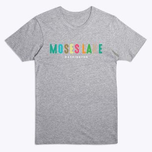 Moses Lake Washington Color Pop Premium T-Shirt