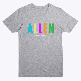 Allen Nebraska Color Pop Premium T-Shirt