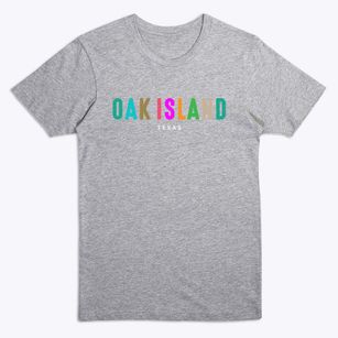 Oak Island Texas Color Pop Premium T-Shirt