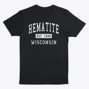 Hematite Wisconsin Classic Established Premium T-Shirt