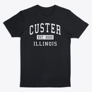 Custer Illinois Classic Established Premium T-Shirt