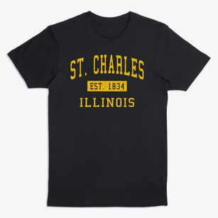 St. Charles Illinois Classic Established Premium T-Shirt