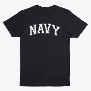 Navy Elementary School Varsity Arch Premium T-Shirt