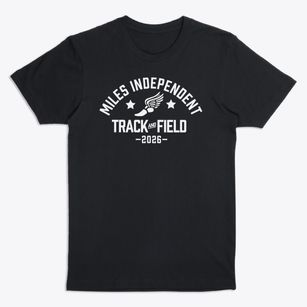 Miles Independent Elementary School Track and Field Premium T-Shirt