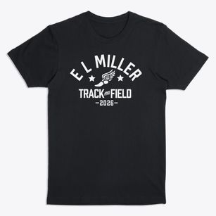 E L Miller Elementary School Track and Field Premium T-Shirt