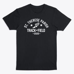 St Therese Parish Track and Field Premium T-Shirt