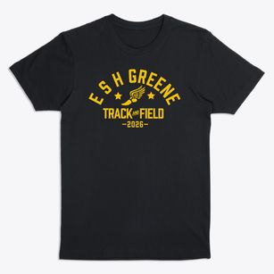 E S H Greene Elementary School Track and Field Premium T-Shirt