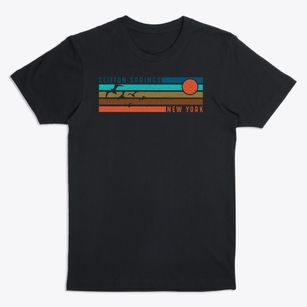 Clifton Springs New York Blissful Sunset Premium T-Shirt