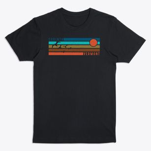 Corinth Vermont Blissful Sunset Premium T-Shirt