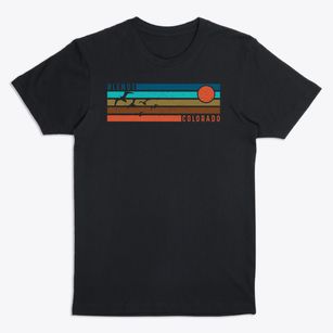 Blende Colorado Blissful Sunset Premium T-Shirt