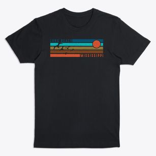 Long Beach Mississippi Blissful Sunset Premium T-Shirt