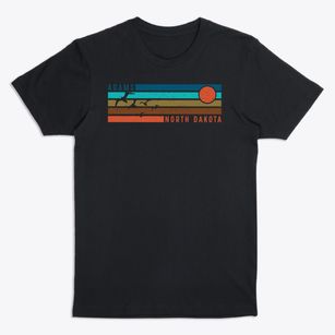 Adams North Dakota Blissful Sunset Premium T-Shirt