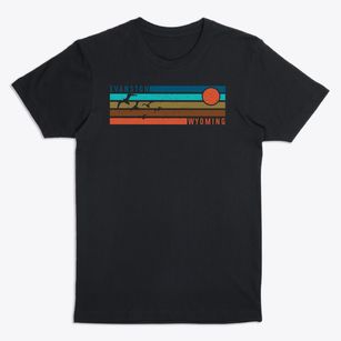 Evanston Wyoming Blissful Sunset Premium T-Shirt