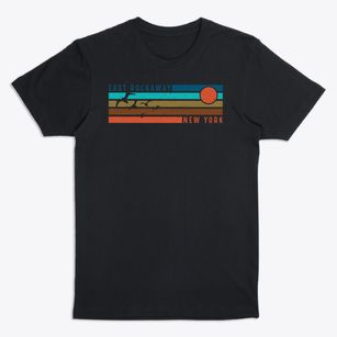 East Rockaway New York Blissful Sunset Premium T-Shirt