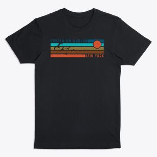 Croton-on-hudson New York Blissful Sunset Premium T-Shirt