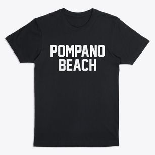 Pompano Beach Florida Classic Block Premium T-Shirt