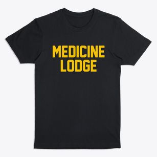 Medicine Lodge Kansas Classic Block Premium T-Shirt