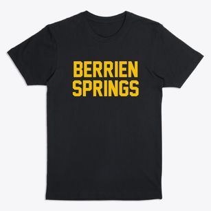 Berrien Springs Michigan Classic Block Premium T-Shirt