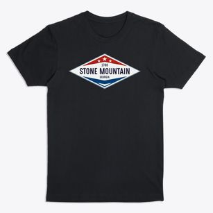 Stone Mountain Georgia Diamond Star Premium T-Shirt