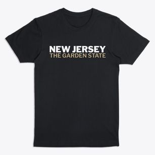  New Jersey White and Gold Premium T-Shirt