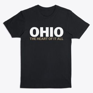  Ohio White and Gold Premium T-Shirt