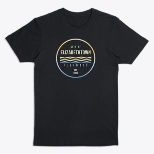 Elizabethtown Illinois Color Fade Premium T-Shirt